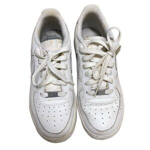 White Nike AirForce 1 Shoes